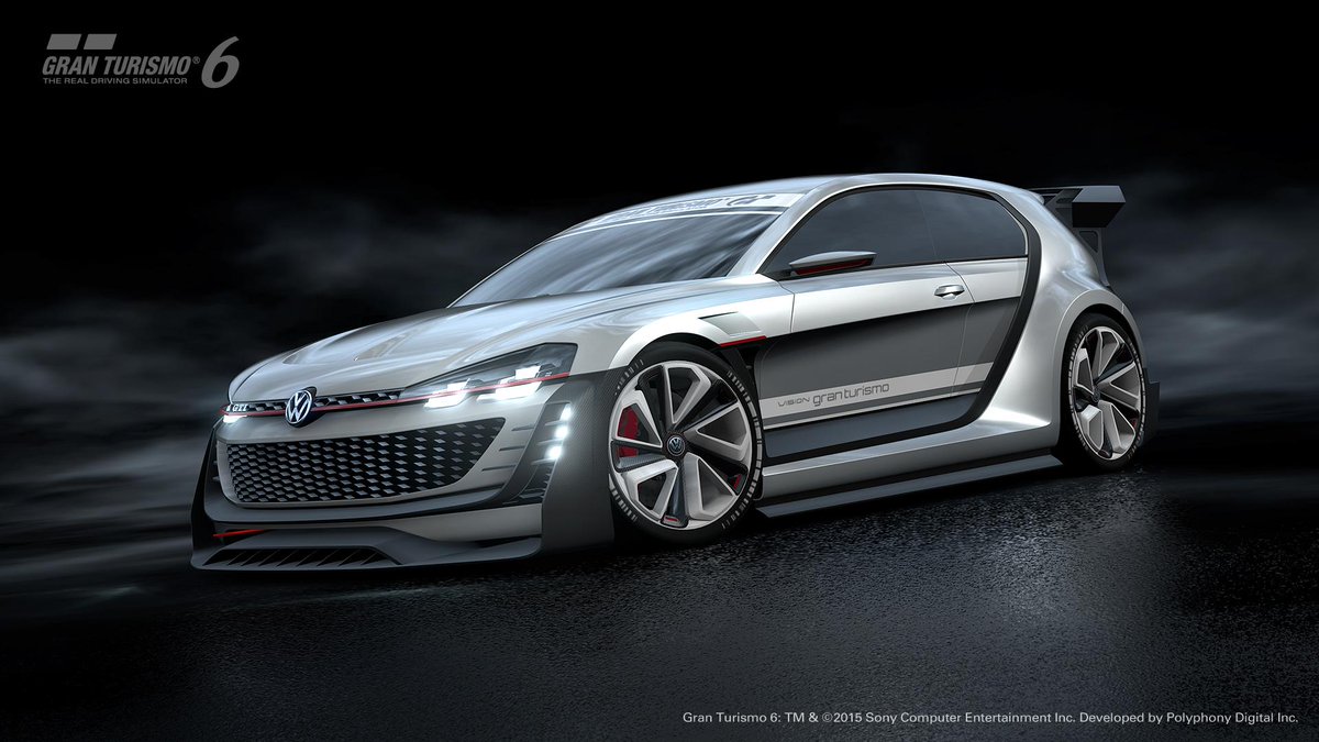 VWSverige's tweet photo. Nästa nivå – här är Volkswagens nya digitala superbil till Gran Turismo 6: GTI Supersport Vision GT! #visiongti http://t.co/bVWs592bfu