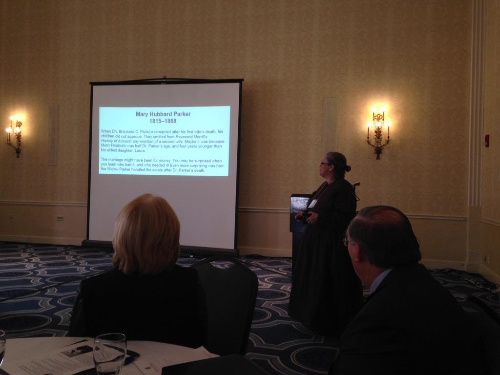 Attended Denise Pickare Lindgren's presentation on giving a Cemetery Walk.  Great presentation! <a href="/NERGC/">NERGC Conference</a> <a href="/negenealogist/">D. Picard Lindgren</a>