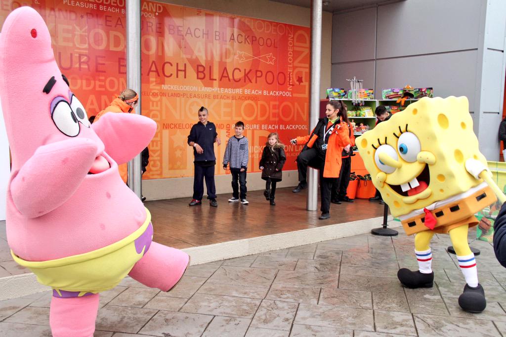 EntsTeamBPB's tweet photo. Don't miss the last days of #spongebob #activities @Pleasure_Beach #NickelodeonLand #DoingTheSponge #prizes #fun #BPB http://t.co/IXiLcef1Wg