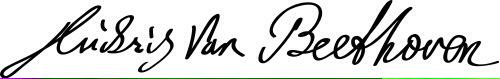 vanbeeth0ven's tweet photo. Firmado, Beethoven. http://t.co/u2iS9da3gb