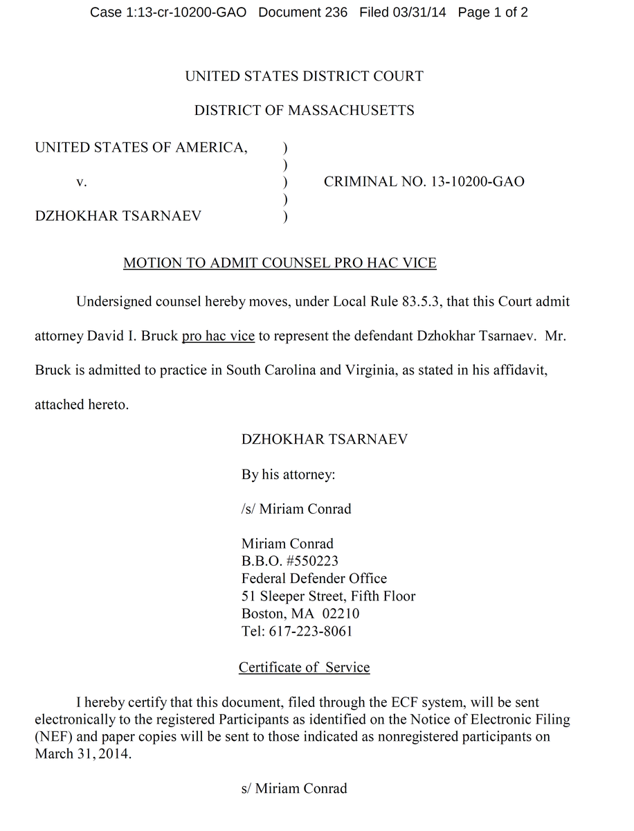 Donna_In_Heaven's tweet photo. #Tsarnaev http://t.co/BjfXsU9809 pg 9, 26 the #FalseAppearance in a FEDERAL COURT #PhonyCriminalCase by David Bruck http://t.co/ojLxHD8WUI