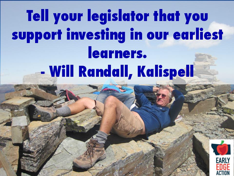 EarlyEdgeAction's tweet photo. Hey #Flathead! Join Will Randall in contacting your lawmakers for #EarlyEdge at (406) 444-4800. #Kalispell #mtleg http://t.co/KjdzFYJakH