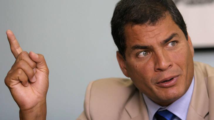 Pdte <a href="/MashiRafael/">Rafael Correa</a> denuncia una grave amenaza contra su seguridad #SonLosMismosNoVolveran hoyvenezuela.info/rafael-correa-…