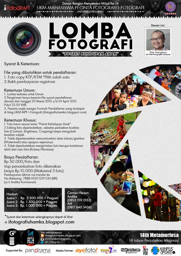 Lomba Foto Potret Kehidupan Anak. Info Selengkapnya: ifotografiuhamka.blogspot.com  cc: <a href="/Xphosephoto/">X-phose Photography</a>