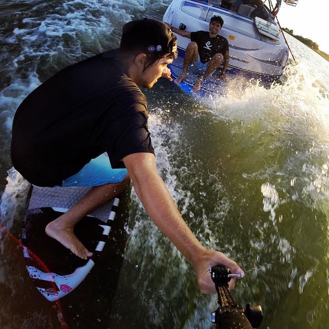 aboatapp's tweet photo. @idoloud testing out new #pocketT on @nautiqueboats #rideshare #community #wakesurf  #wakeboard #boat #prop http://t.co/r7EUGlYxmB