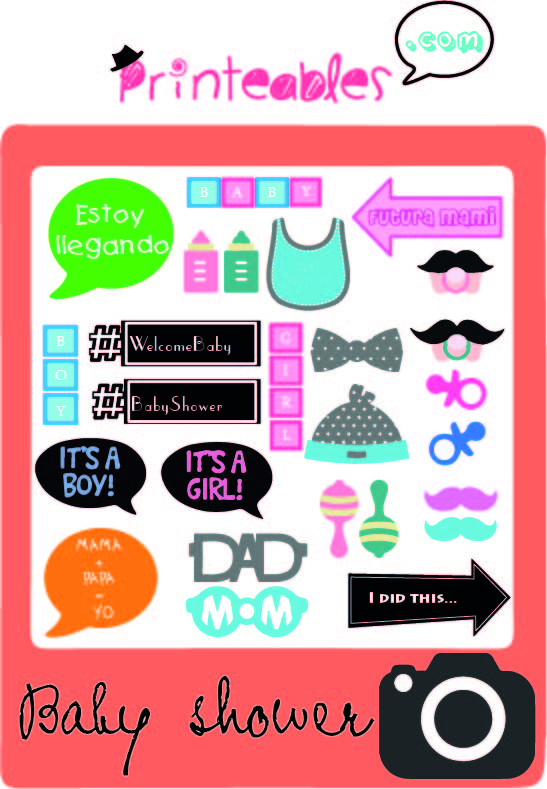 Printeables's tweet photo. Photo booth para tu Baby Shower! #babyshower #fiesta #party #photoboothprop http://t.co/Hqcq9VWdiw