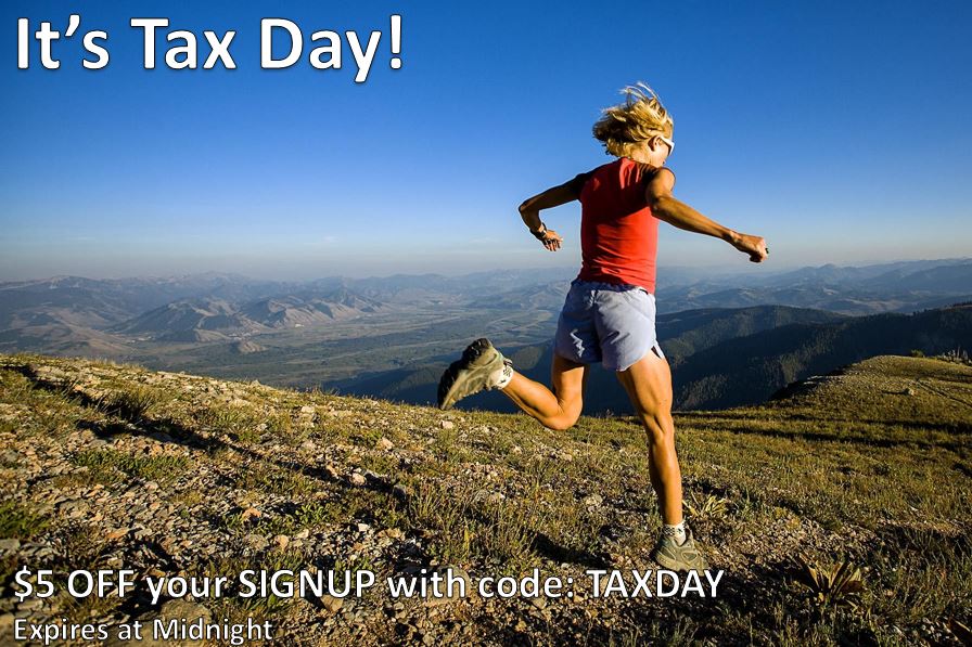 gotbravado's tweet photo. It’s Tax Day!  $5 OFF your SIGNUP with code: TAXDAY 
Expires at Midnight http://t.co/4Z3BByJiaL