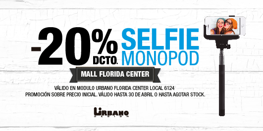 urbano_design's tweet photo. #urbanoDESCUENTOS Atención amigos de @FloridaCenter ¡Tenemos un 20% de descuento en los Selfie Monopod! #RT http://t.co/oMIVvG0zTy