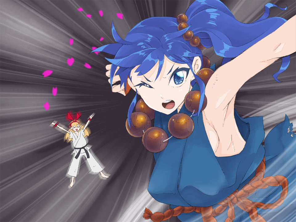 ghostQ's tweet image. あおい姉さんの天衝海轢刃は穏やかじゃない