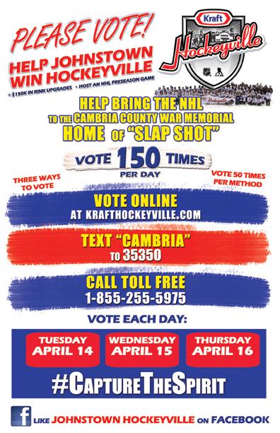 PennStateMHKY's tweet photo. .@HockeyvilleUSA is ongoing. #WeAre voting for Johnstown at http://t.co/etg0oMazM4! #CaptureTheSpirit #PApuck http://t.co/vAeGweMh0U