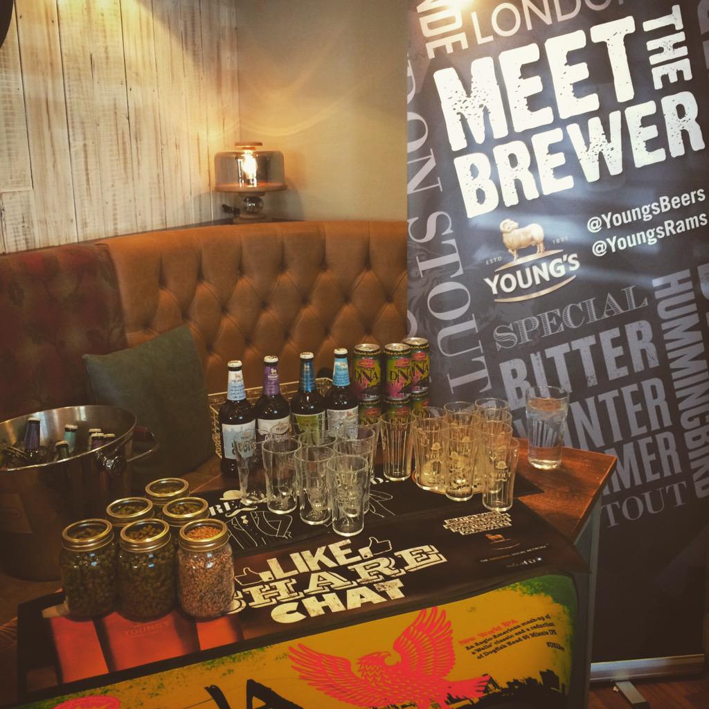 Catch <a href="/YoungsRams/">Young's Rams</a> at the relaunch of <a href="/YoungsPubs/">Young's Pubs</a> beautiful <a href="/BullChislehurst/">The Bull's Head Hotel</a> #pub for some #beer sampling and chat.