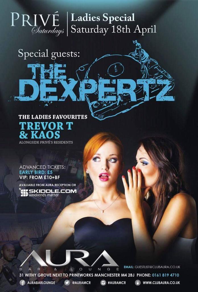 BabyGirlRayRay's tweet photo. #PriveSaturday #LadiesSpecial wit @TheDexpertz @AuraMCR discount tixs @skiddle http://t.co/9ZqEENRiax RT @djeddiedown http://t.co/YQBM46mPH7
