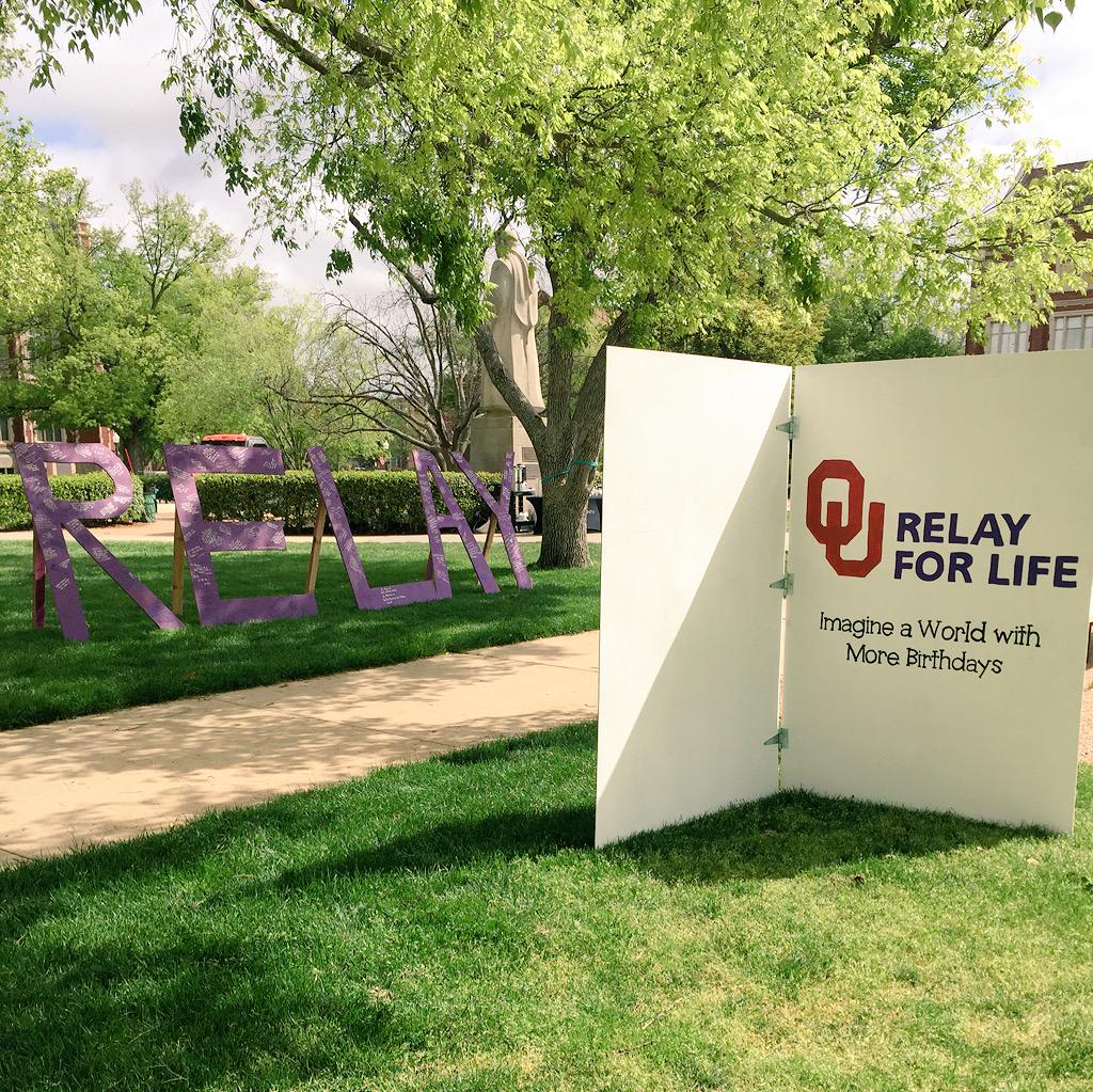 relayforlifeou's tweet image. Come join us TODAY on the South Oval from 11am-3pm and help us celebrate more birthdays. Relay is only 9 days away!!