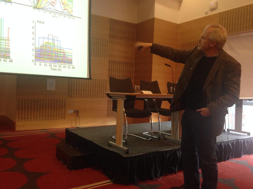 JT_Running's tweet image. David Rand from @WarwickSystemsB bringing Day 1 to a close #BioDynamics2015