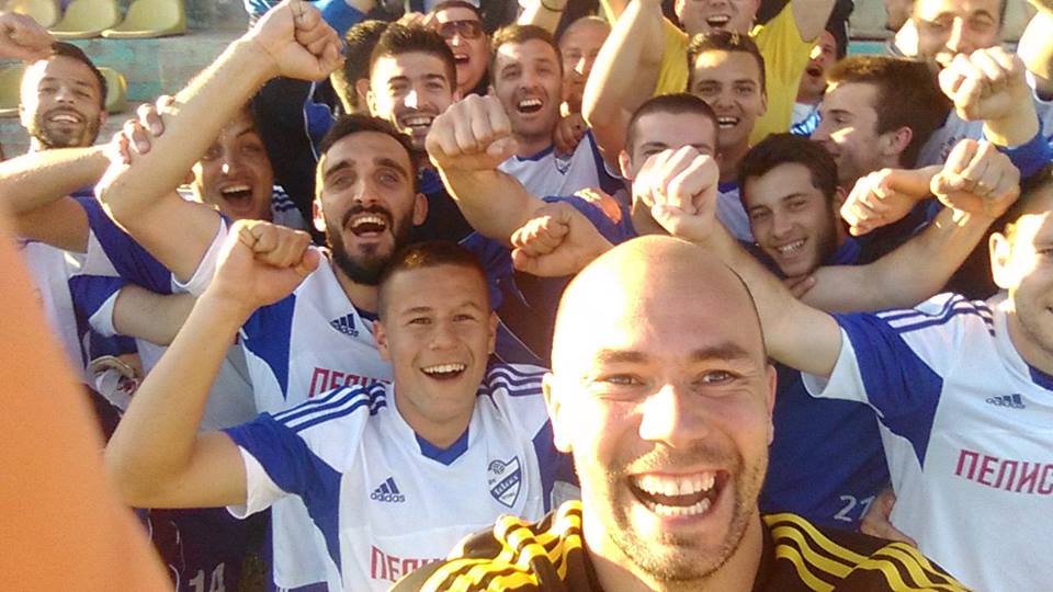 Teteks players celebrate after the game