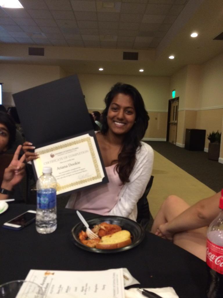 Congrats to ΔΦΩ sister Ariana Dookie for completing the Future Greek Leadership Program!