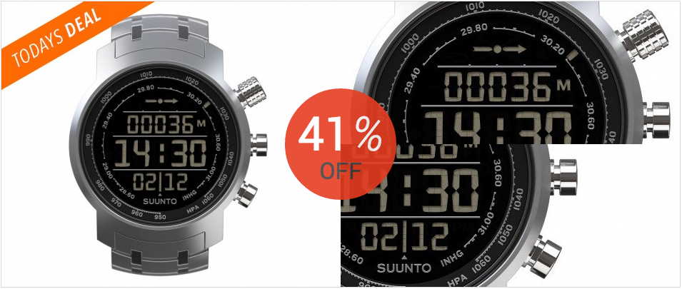 Today's deal—Save 41% off SUUNTO Elementum Terra Neg Steel. liveoutthere.com/deals/suunto-e…