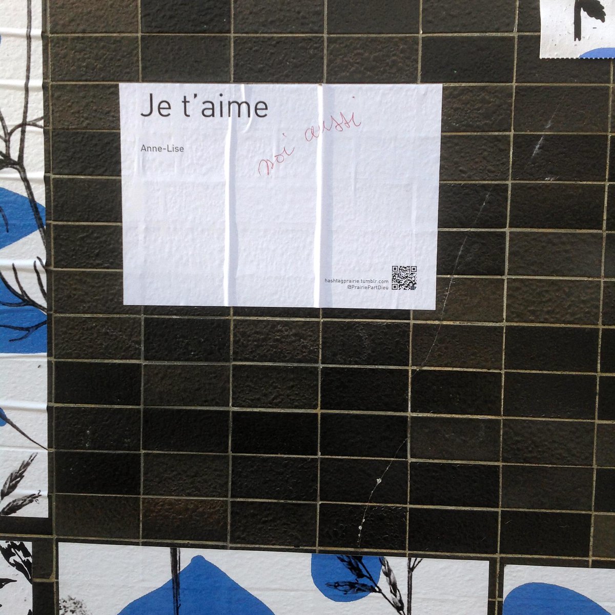 PrairiePartDieu's tweet image. Des déclarations d'amour aussi. #Prairie #PrairiePartDieu #DitesLeAvecDesFleurs