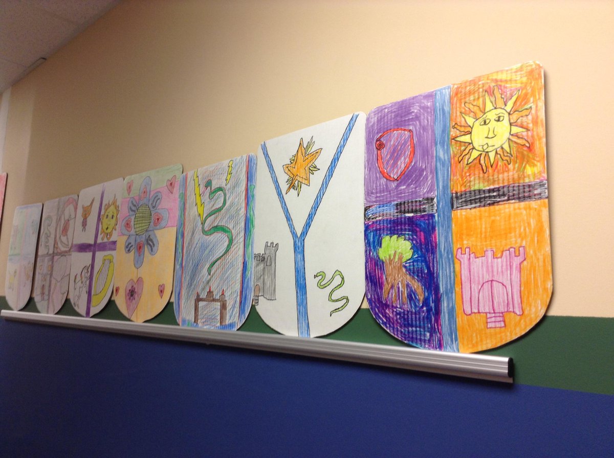 FCCS_School's tweet photo. FCCS spring projects include Women's History Month posters, science fair projects, and medieval shields! #FCCSpride http://t.co/uQB88plDGC