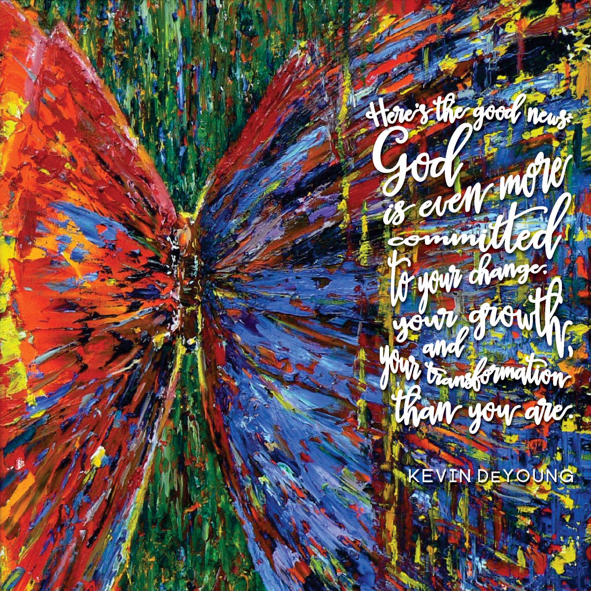 1517Brew's tweet photo. "Here's the good news: God is even more committed to your change, your growth, and your transformation than you are." http://t.co/0VxLwVkxcx