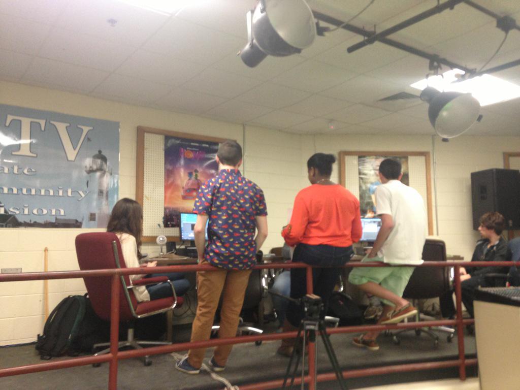 SHS PSTV class at SCTV!! Great day! <a href="/ScituateTV/">Scituate Television</a>