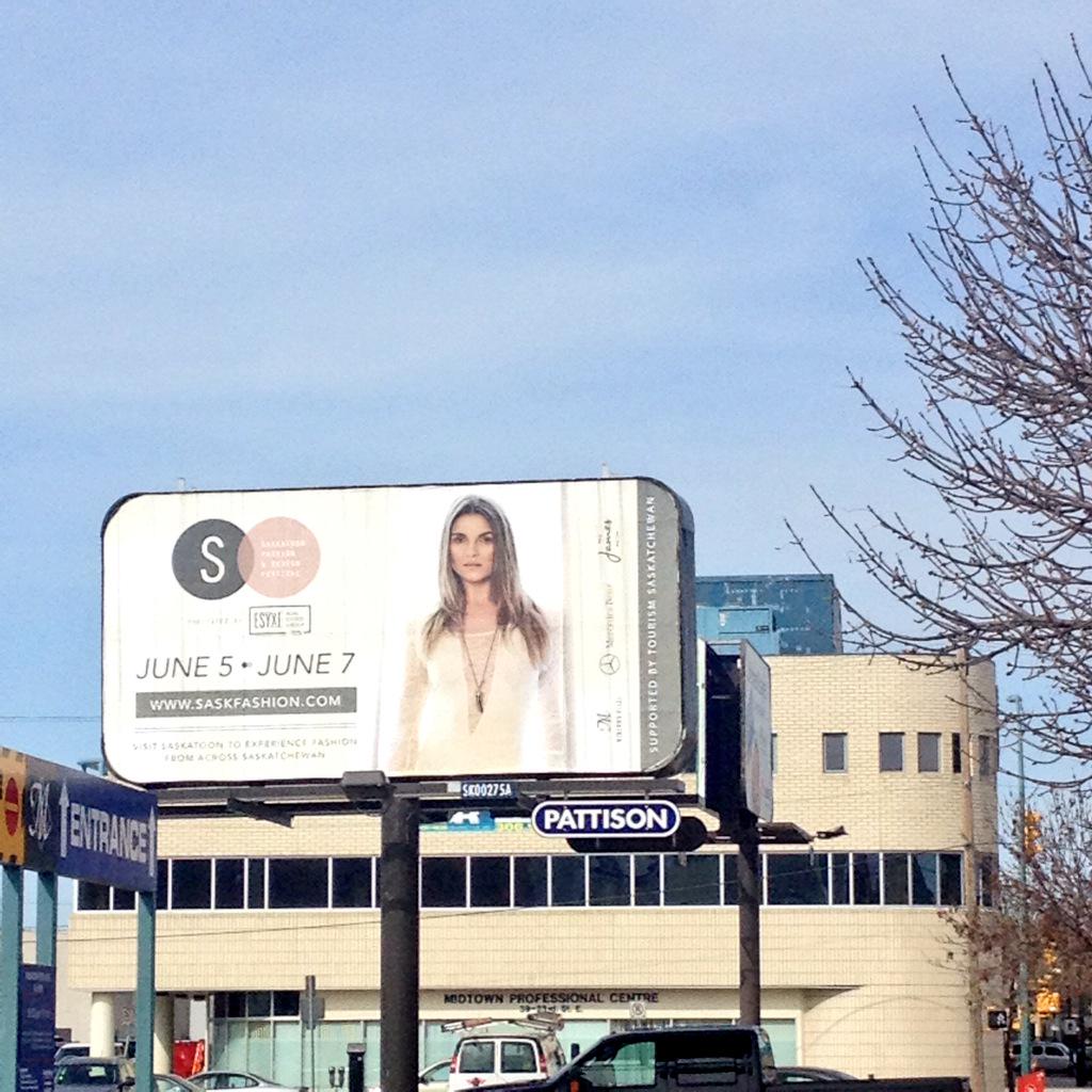 _kate_matthews's tweet photo. Just arrived at @midtownplazaSK to do wardrobe for their @TheStarPhoenix shoot—and saw this! Love how it turned out! http://t.co/9Ip9x9TZiS