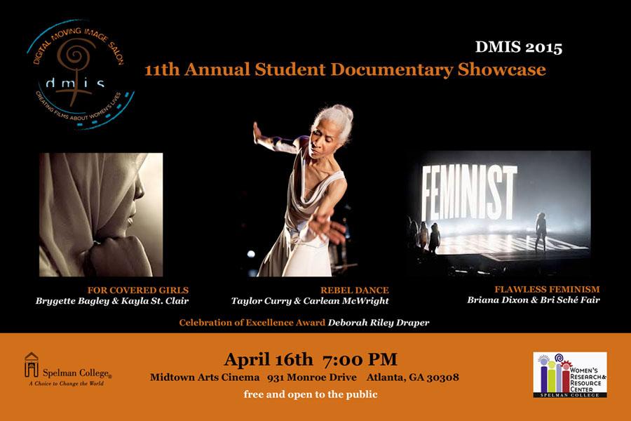 Reel women's work: 11th Annual <a href="/SpelmanDMIS/">Spelman DigitalSalon</a> Documentary Showcase 4/16. <a href="/WRRC_SpelmanCol/">SpelmanWRRC</a> #Film bit.ly/1DBmvQA ”