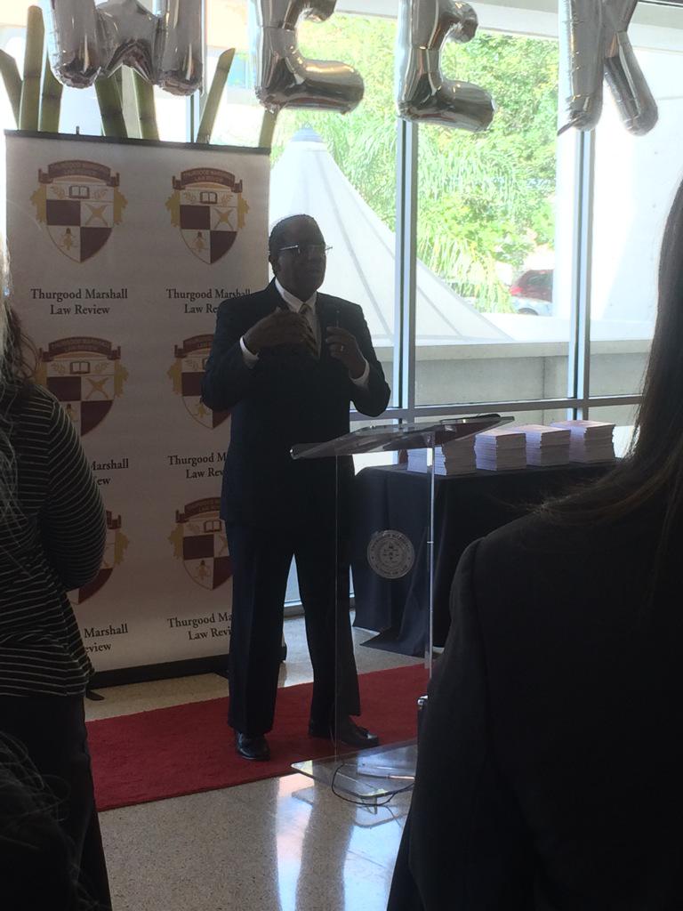 TMarshallLRev's tweet photo. Honorable Judge Kenneth Hoyt speaking http://t.co/dLO5H0brwT