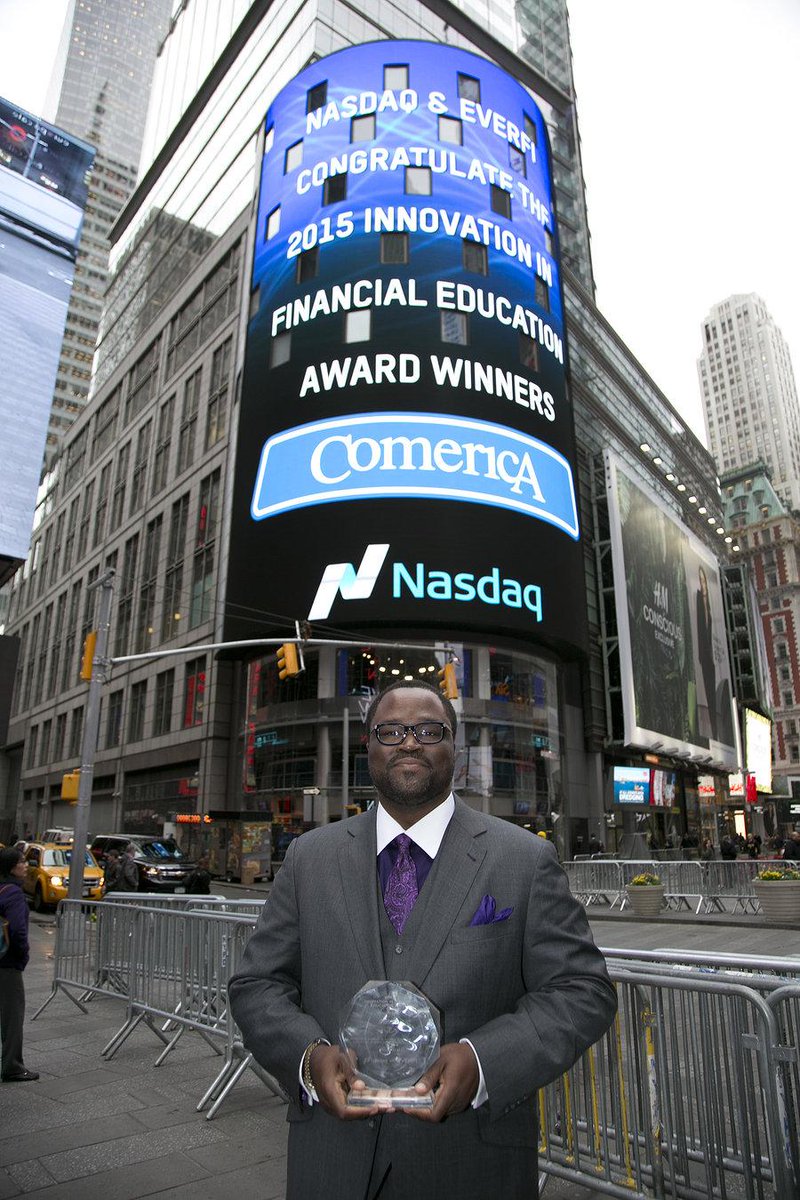 We are honored to receive a 2015 Innovation in Financial Education Award from @NASDAQ and @EverFi!