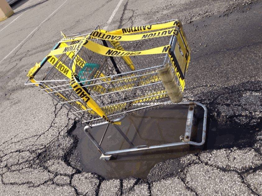 Thankfully, spring is here and we shouldn't have to see any more of this!