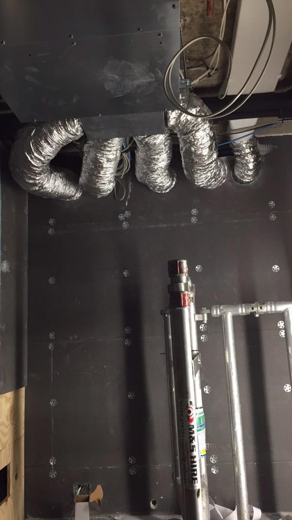 DuctSystems's tweet photo. A few photos of one of our projects we currently have on in London, Fancoils and plenums installed and supplied by us http://t.co/gwWKFDmvL6
