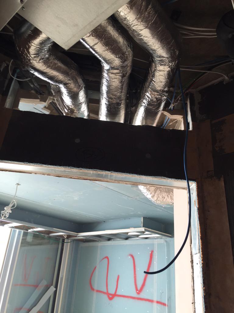 DuctSystems's tweet photo. A few photos of one of our projects we currently have on in London, Fancoils and plenums installed and supplied by us http://t.co/gwWKFDmvL6