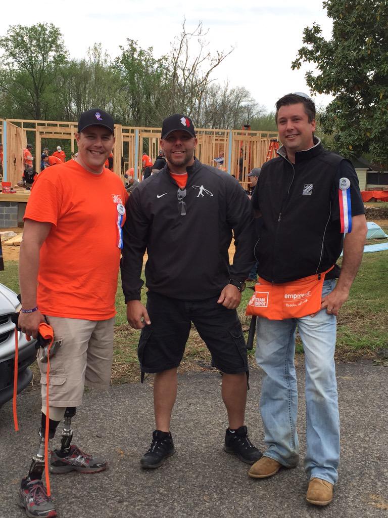 John and Dale, both Purple Heart recipients, partnering with #teamdepot.  Inspiring story. purplehearthomesusa.org