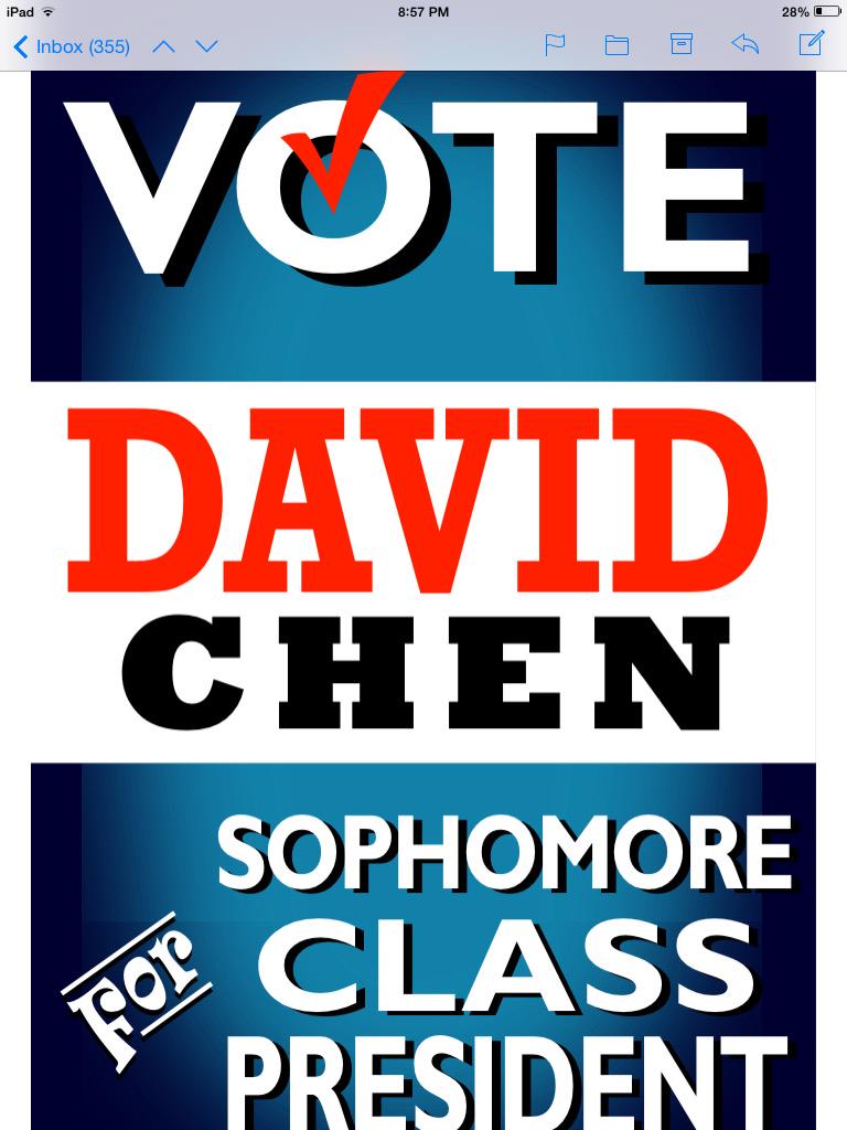 Vote4DChen's tweet photo. Retweet these posters if u wanna great sophomore year! #Vote4DChen http://t.co/1zpCl9LeOe
