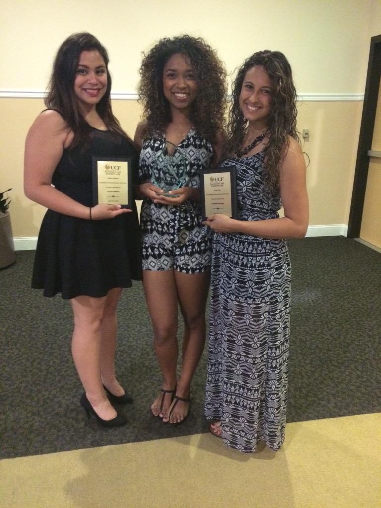 Congrats to the women of <a href="/CUS_AlphaXi/">UCF Cussies</a> on their accomplishments at the Greek Awards Luncheon !