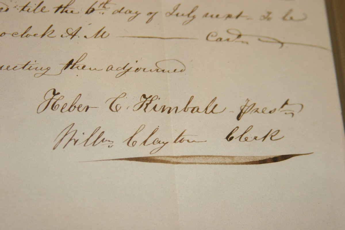 ryanmorgenegg's tweet photo. Rare Church document found of 1840 general conference. Check it out:
http://t.co/e4sRQHVgqo http://t.co/m0TSV0O8LX