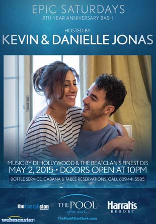 @DanielleJonas &amp; I are hosting <a href="/poolafterdark/">The Pool After Dark</a> 8th year Anniversary bash!! <a href="/ImDJHollywood/">DJ Hollywood™</a> is on the decks!! #Beatclan