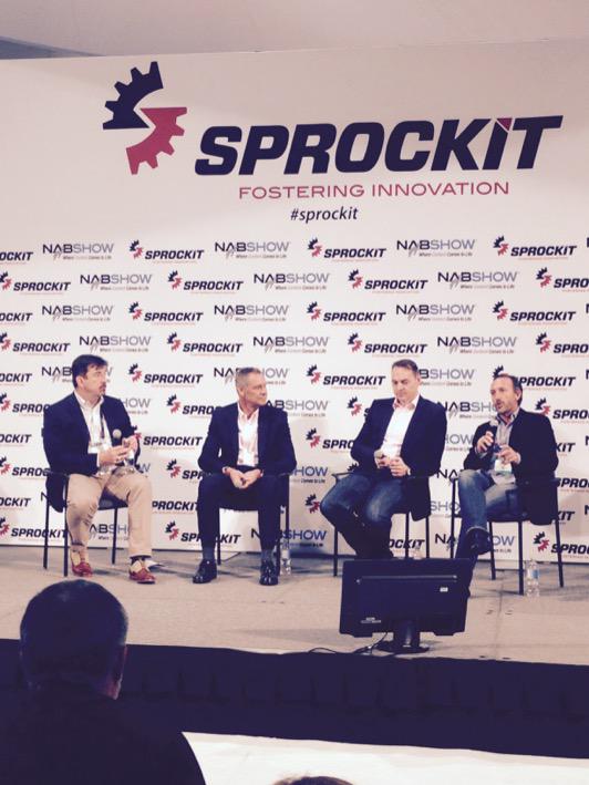 YuVueNews's tweet photo. On stage now at @SPROCKIT4Glory - @CuddihyKevin of @Univision, @buzzmark &amp; @extendtv #nabshow http://t.co/COv6NEjyEC