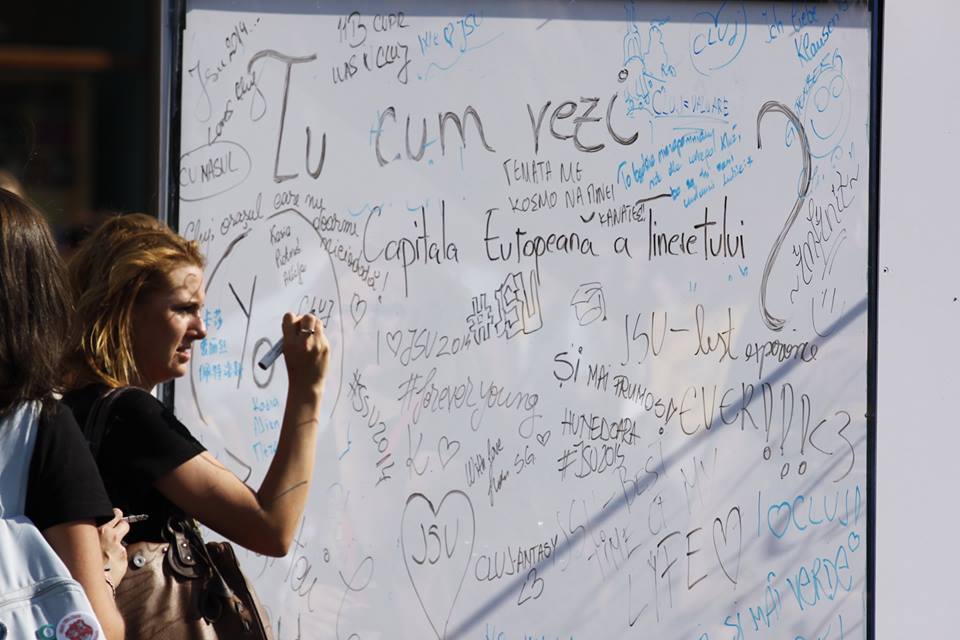 cluj2015's tweet photo. This is how the European Youth Capital is seen by our friends :) How do you see it?  #cluj2015 http://t.co/ySDbcKXb0s