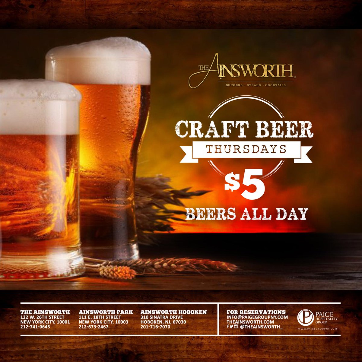 Join us tomorrow for #CraftBeerThursday. Meet <a href="/BellsBrewery/">Bell's Brewery</a> brewers from 6 to 8p, and taste their amazing beer.