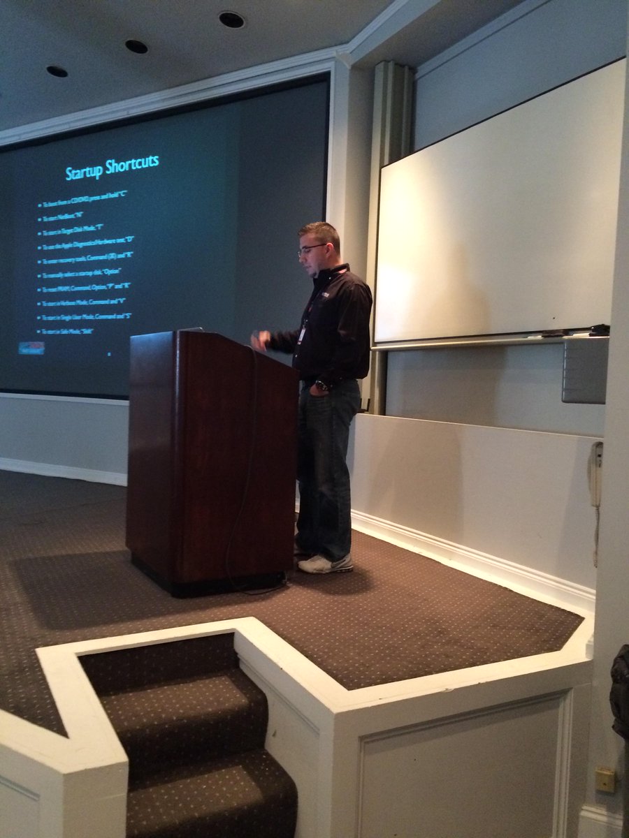 llincoln3's tweet photo. #MacTech Pro
Here is one of the MacTech Pro presenters, everyone needs to know the basics and Rick is showing us how http://t.co/cCAGj9jlJt