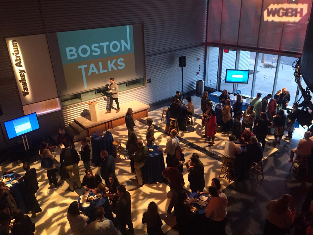 GBH's tweet photo. Edgar B. Herwick III @ebherwick3 kicking off #BostonTalks with @alexspeier and @natalyastclair http://t.co/fsrlWCuyoQ