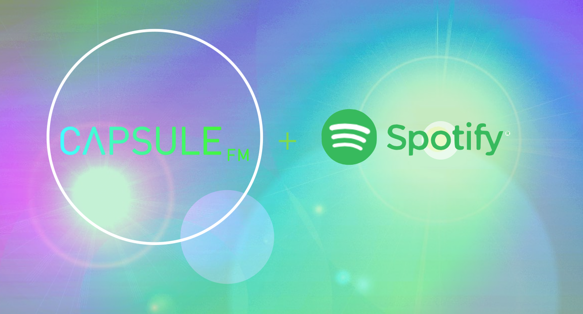 CapsuleFm's tweet photo. Finally. You can now add your Spotify-account to your Capsule.fm-stream. http://t.co/7GBcKxpCqG