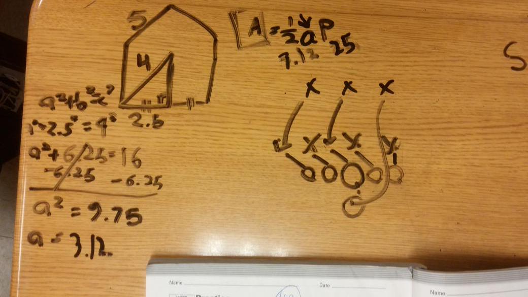 CCarranzaEDU's tweet image. Fair trade with student: geometry formula for football play. #thisainteasy