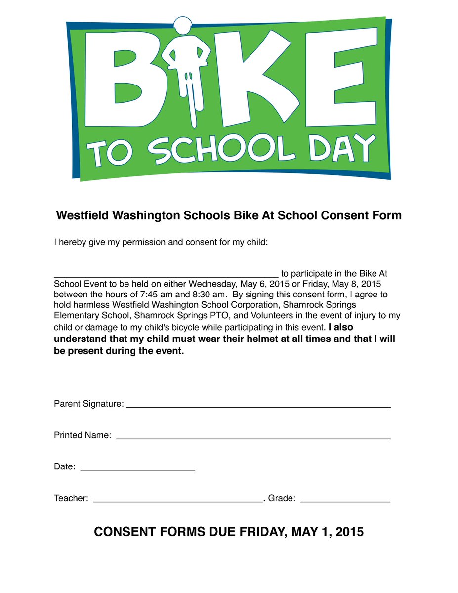New Bike to School Day Information