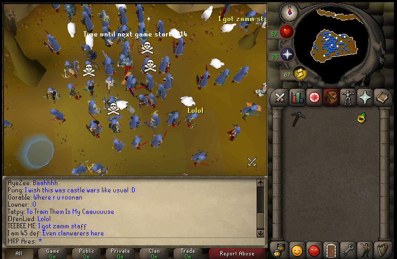 MRPares's tweet photo. Crazy amount of people today! #castlewars #runescape @runescape #osrs @OldSchoolRS http://t.co/o7Pk8TtILk