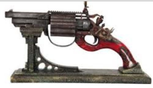 tankassault101's tweet photo. Look at this steampunk pistol !! http://t.co/8XNNXTfSNI