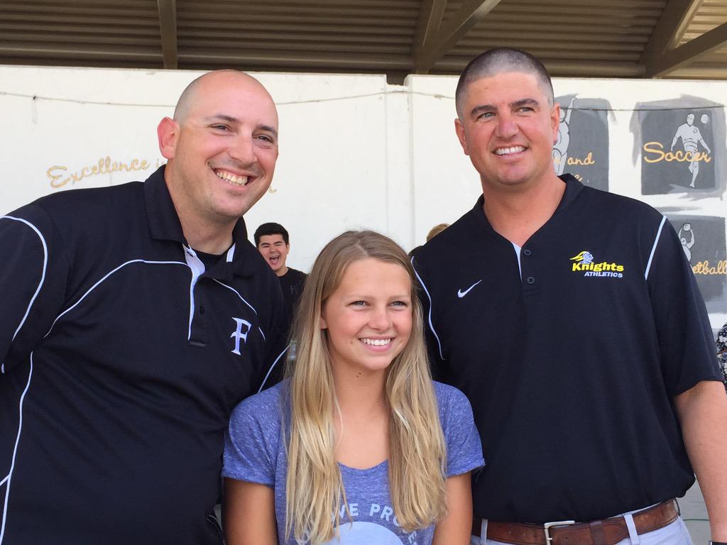FoothillTV's tweet photo. Congrats to Mr. Waibel and Dr. Stephany for shaving their heads for pediatric cancer! http://t.co/2JnOrJFAsn