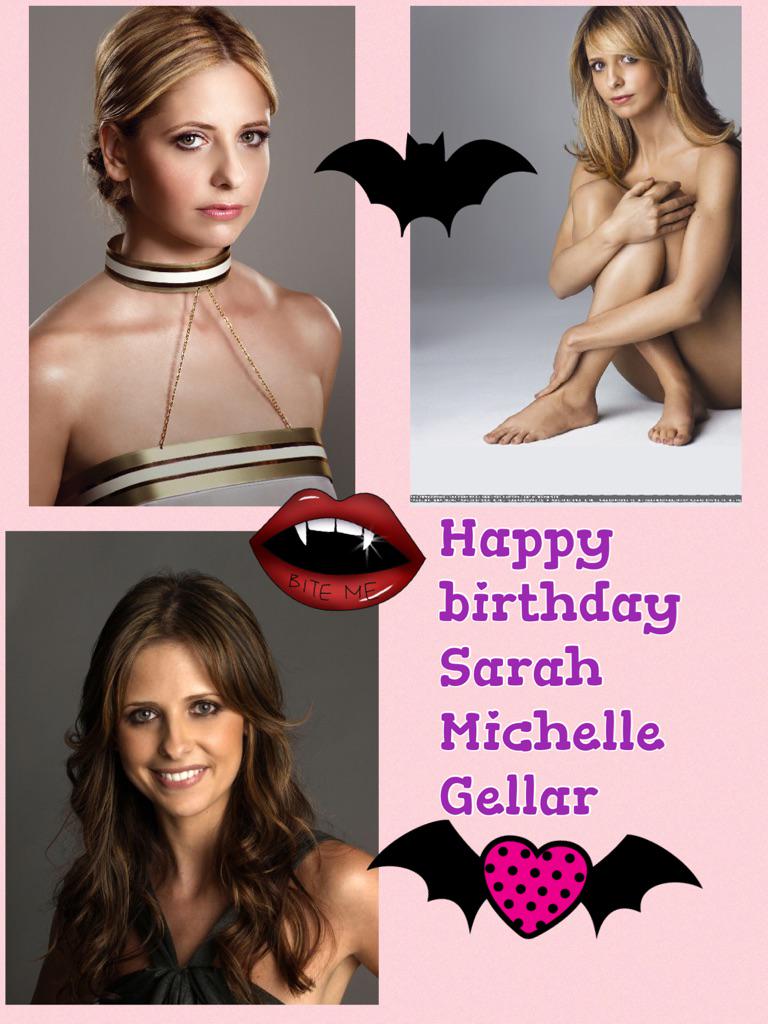 Happy birthday Sarah Michelle Gellar  