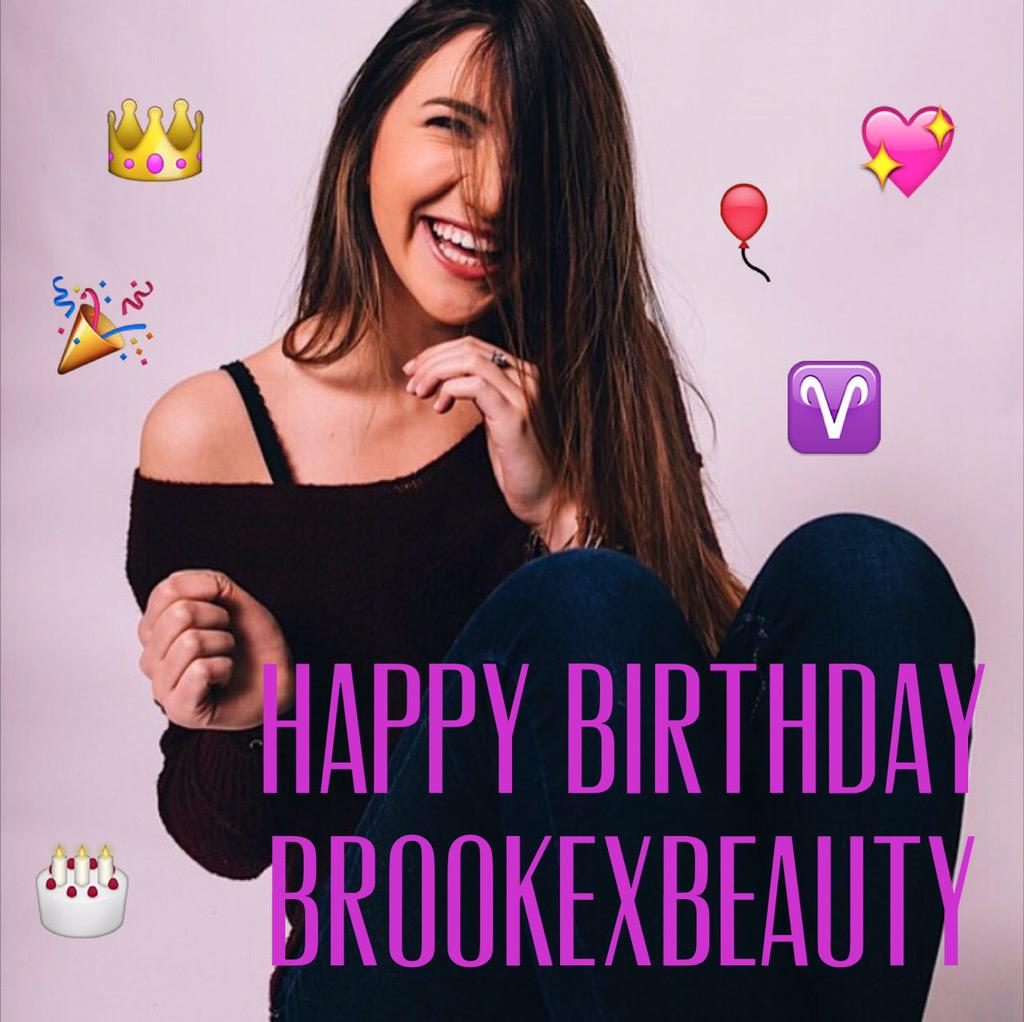 brookexbfans's tweet photo. HAPPY BIRTHDAY TO MY QUEEN 👑 Love you Brooke have a great day!! 🎉💞✨🎁 @BrookexBeauty http://t.co/KAebeY90WU